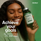 HeHoo Magnesium Complex 120 Capsules – Magnesium Bisglycinate (11.7%) & Citrate (15%) – with Vitamins C, B6 & B5 – High Dose & Highly Bioavailable – For Muscles, Nerves & Energy – Vegan