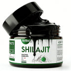 HeHoo Shilajit Original Himalayan Shilajit – Resin 35g, over 89% fulvic acid, natural mumijo with humic acid and minerals, no additives, laboratory tested in France, stainless steel measuring spoon included
